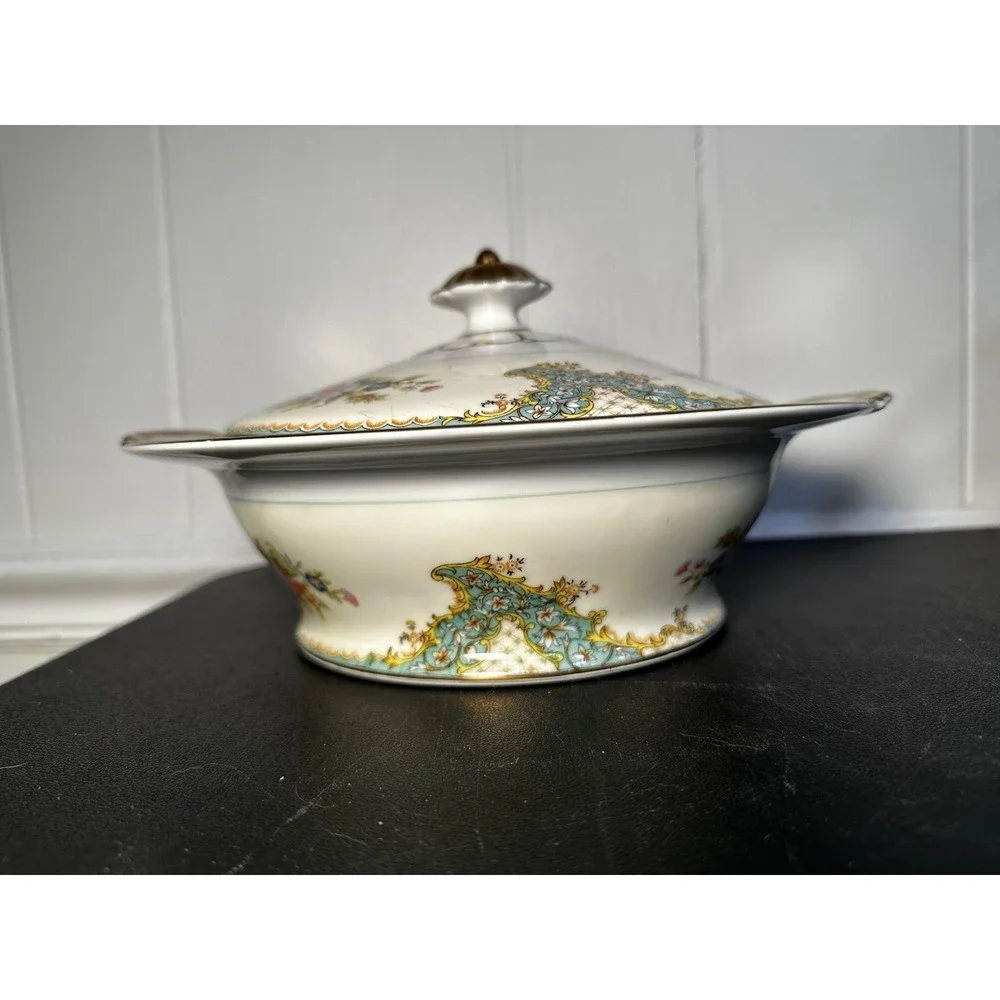 Vintage Noritake‎ Covered Vegetable Serving Bowl Tureen Dish